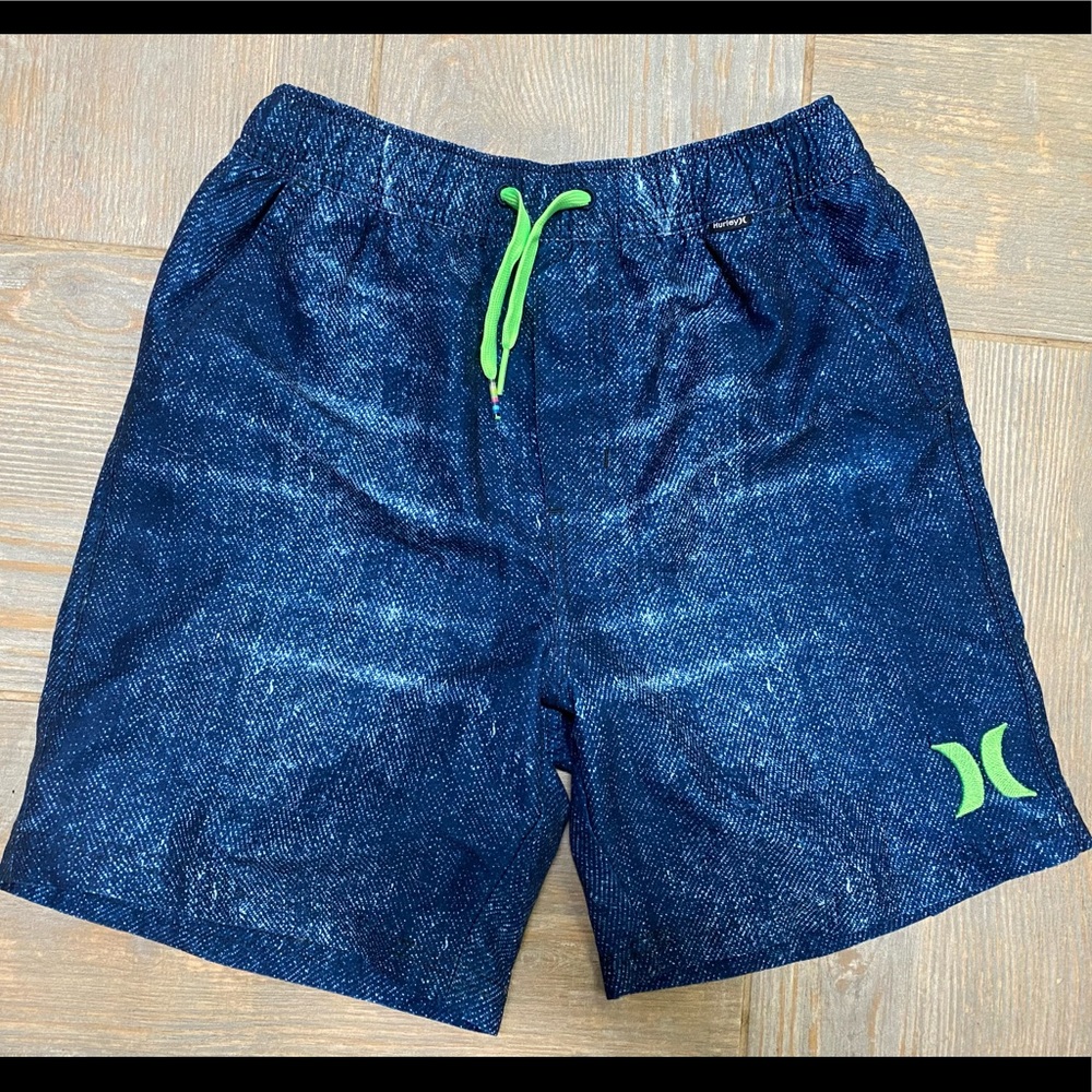 Boys Hurley denim-look swim shorts Medium 10-12